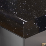 Stunning Black Sparkle 30mm x 2000mm x 600mm {kitchen_worktop} in {location1}
