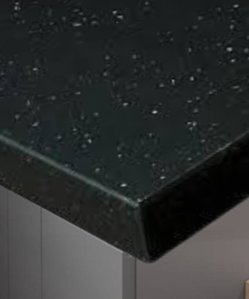 Black Andromeda Breakfast Bar 40mm x 1500mm x 900mm