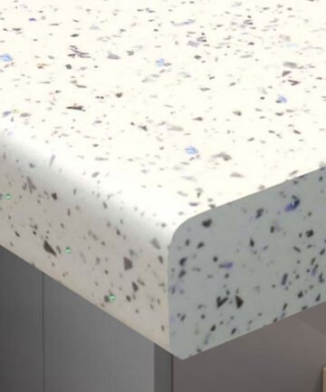 Great Stardust White 40mm x 1500mm x 600mm {kitchen_worktop} in {location6}