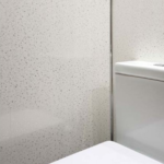 White Sparkle Silver 2 Strip wet wall panel 5mm