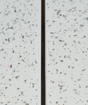 White Sparkle Silver 2 Strip wet wall panels