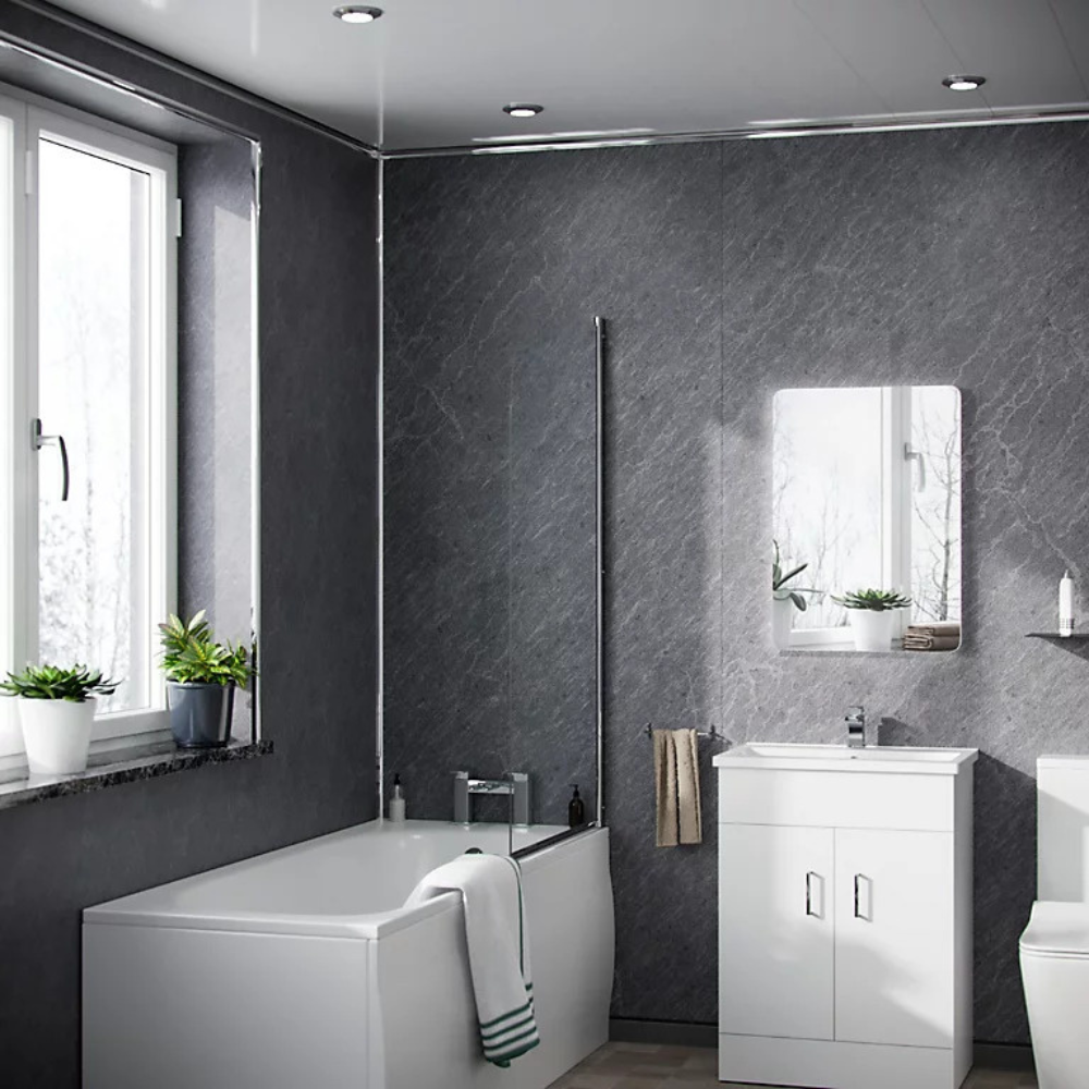 slate grey pvc wet-wall panels 5mm