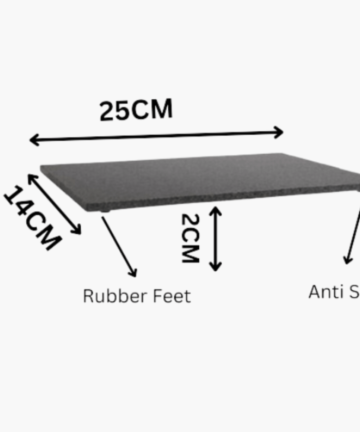 small heavy weight Chopping board 1.8kg black