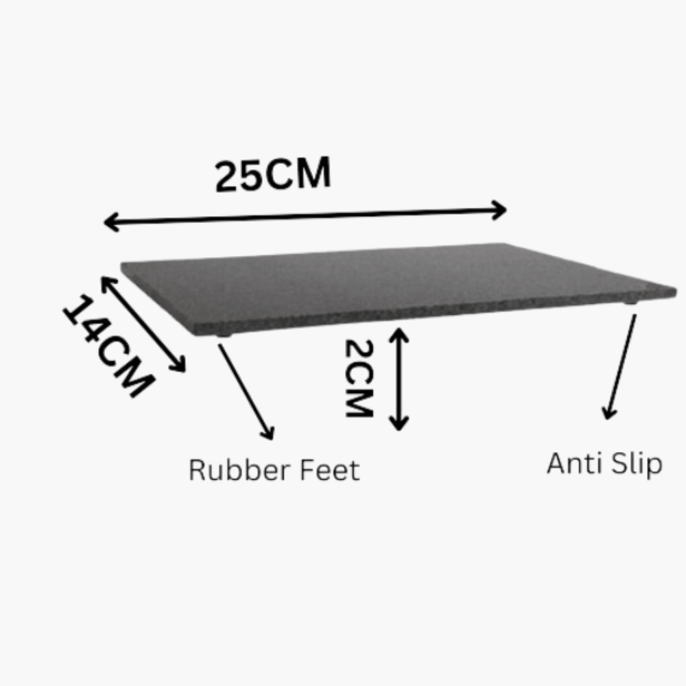 small heavy weight Chopping board 1.8kg black