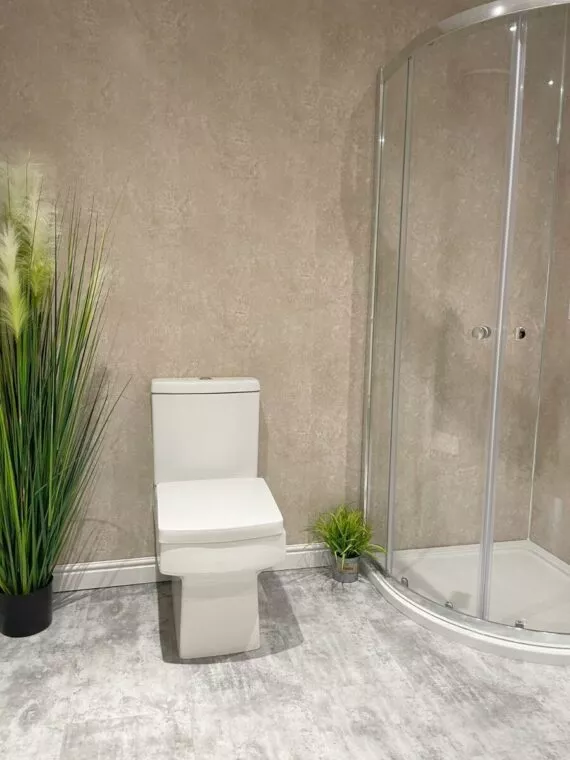 Concrete Beige PVC Panels