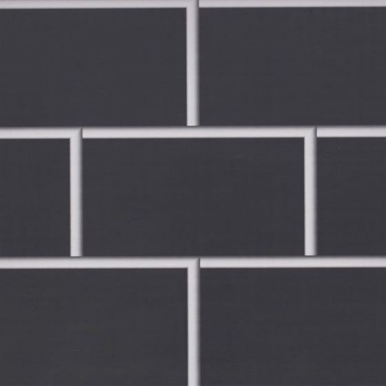 Dark Grey Metro Tile Panels (Gloss)