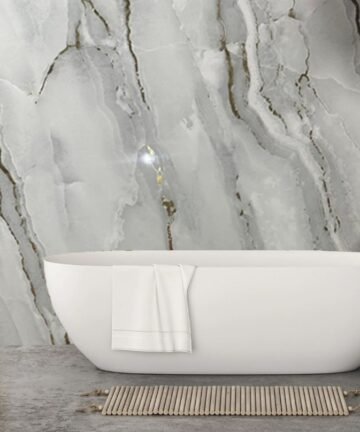 Gold Grey Marble Panels