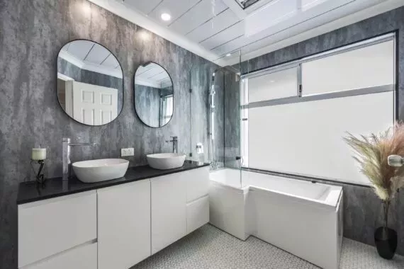 Grey Metallic Matt Panel