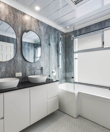 Grey Metallic Wall Panels