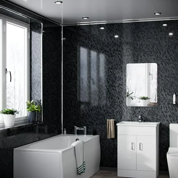 Pearlescent Marble Wall Panel