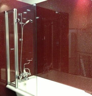 Red Sparkle Wall Panels