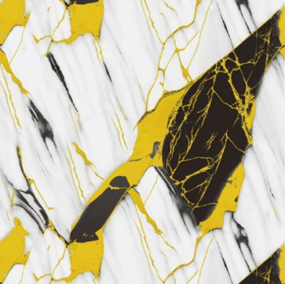 Metalized Gold Wall Panel