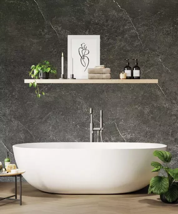 Black Quartz Wall Panel